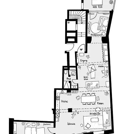 Zentrale Altstadtwohnung In Am Zuerichsee Appartamento *